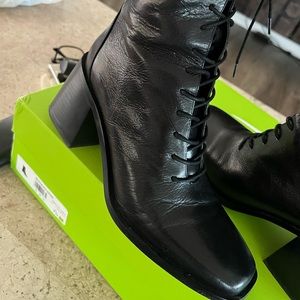 Sam Edelman, Westie, Black Leather Boot, Bootie